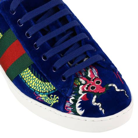 royal blue gucci shoes|blue Gucci shoes men.